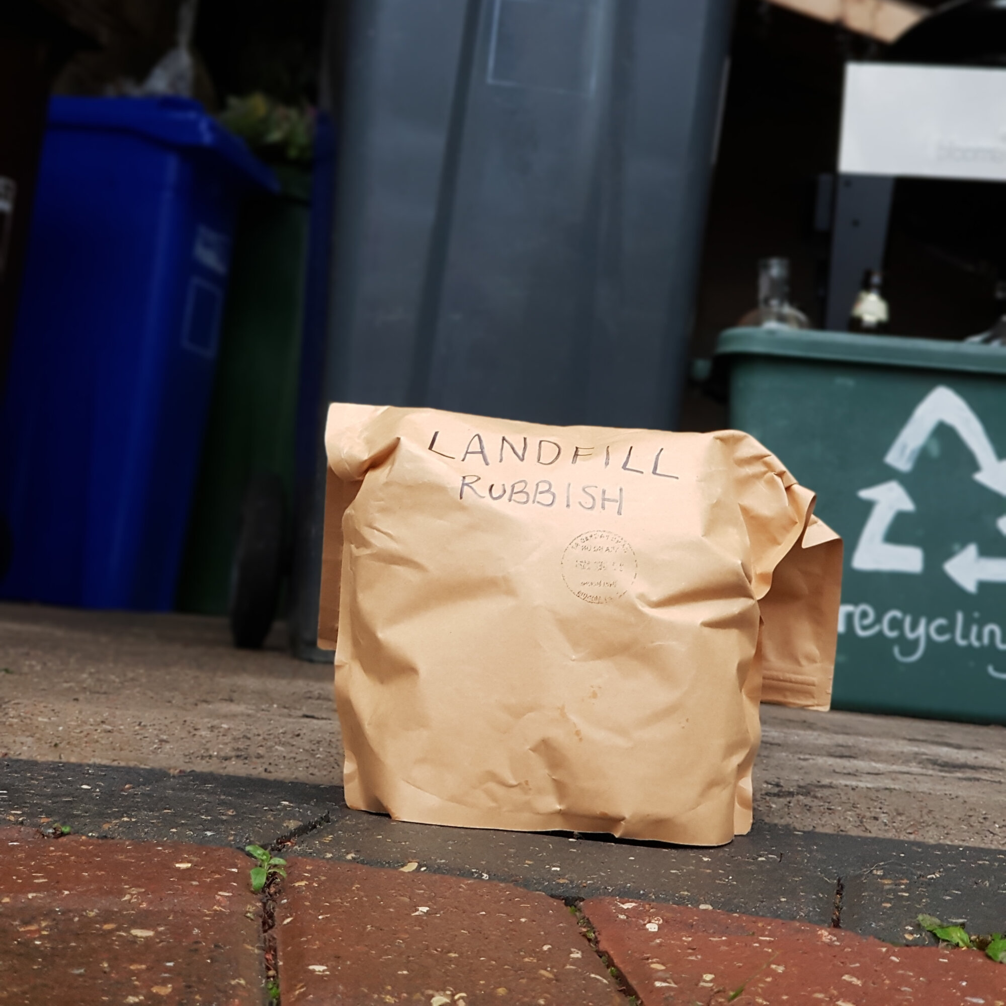 reduced landfill bag