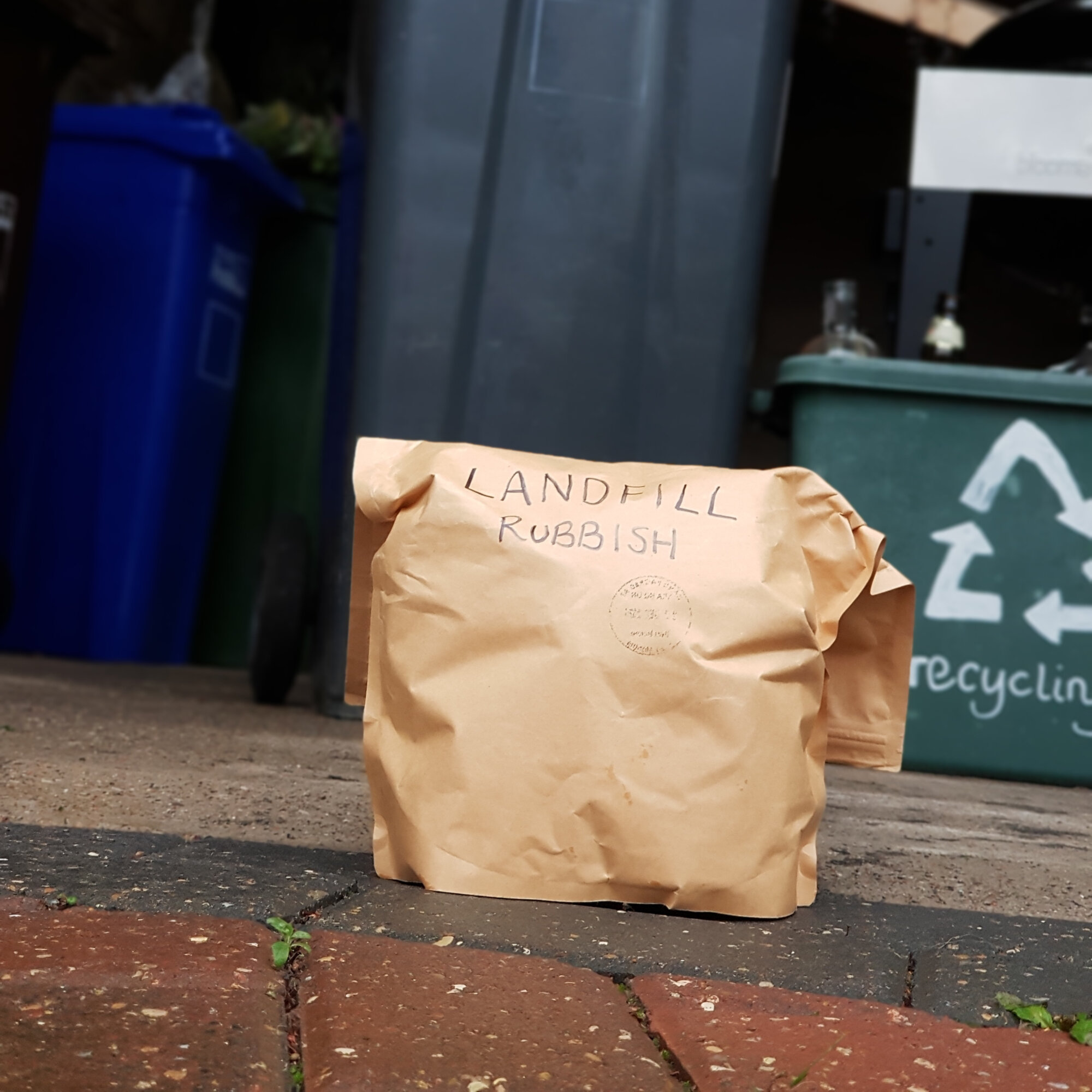 reduced landfill bag reduced landfill bag