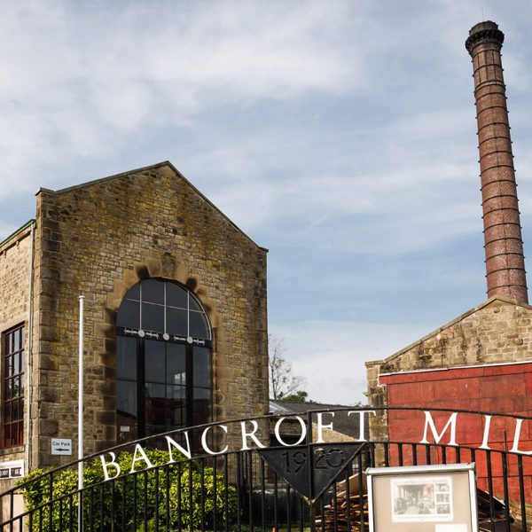 photo of the front of bancroft mill in barnoldswick